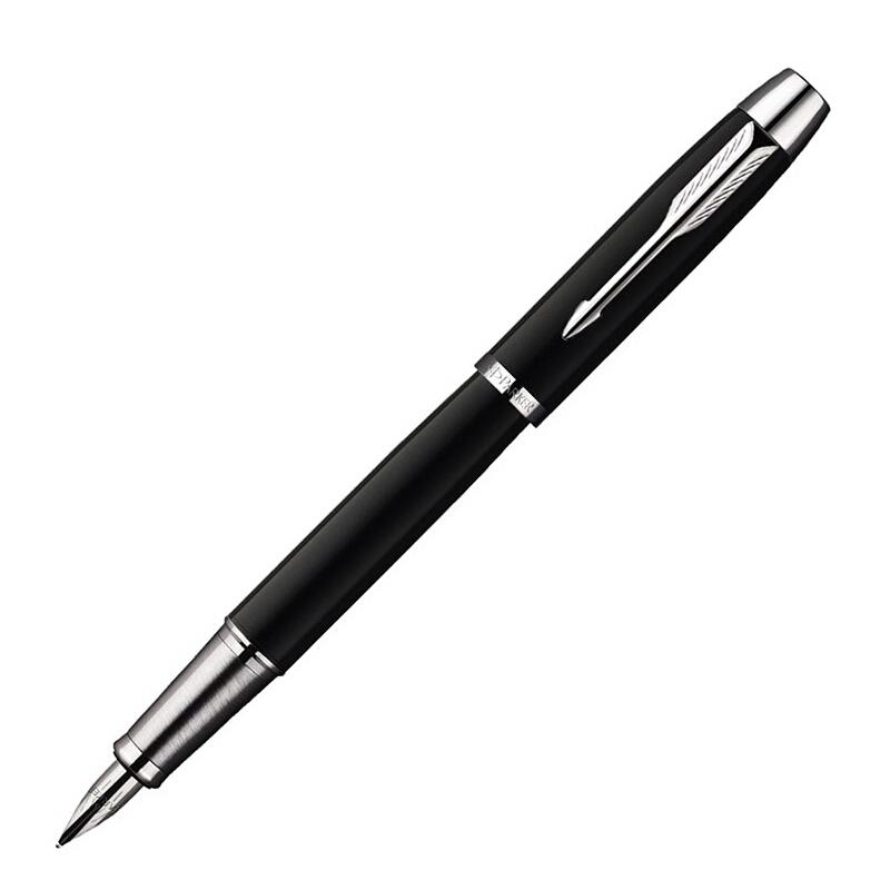 派克 IM系列 0.5mm纯黑丽雅白夹墨水笔 (单位：支)