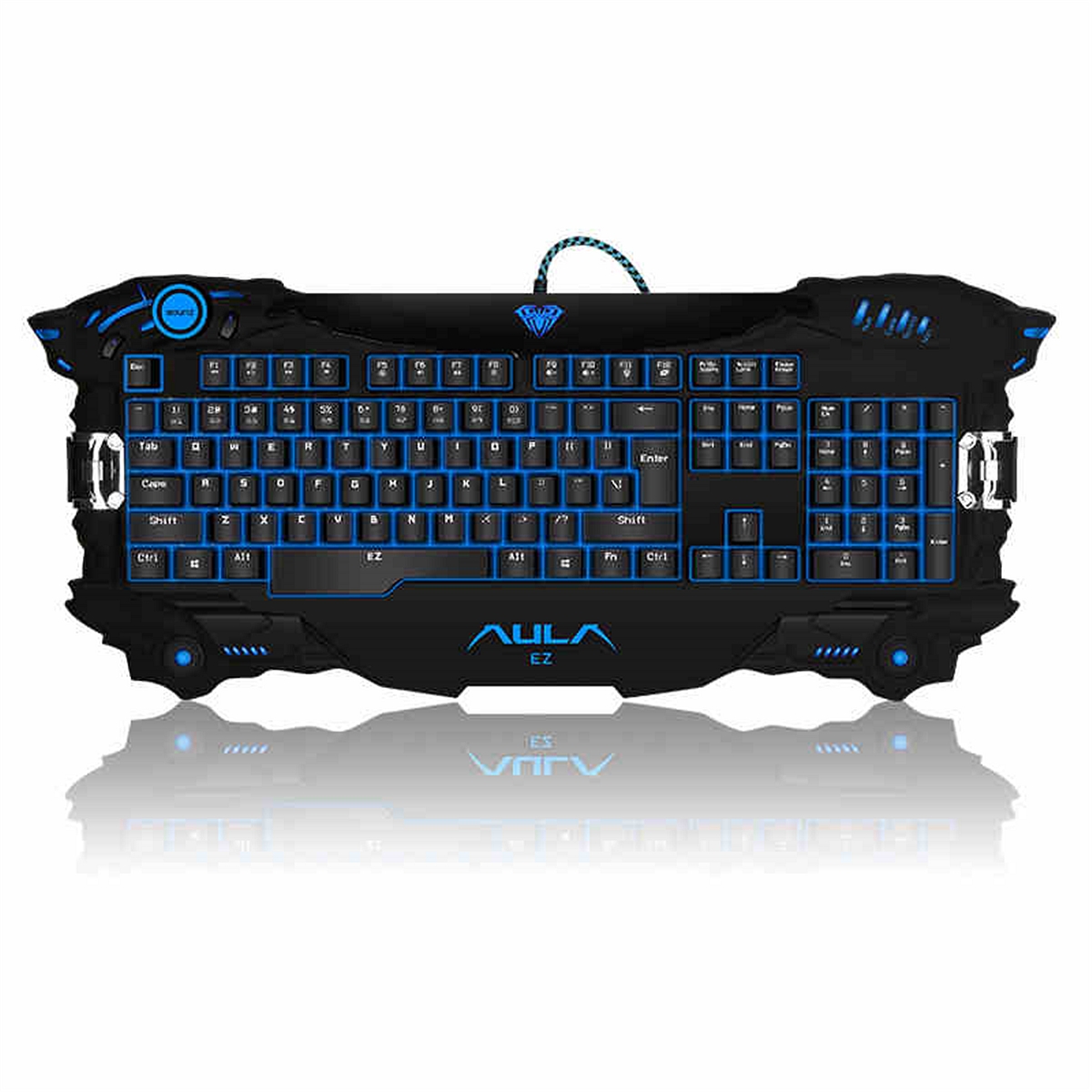 狼蛛未来战士仿机械仿机械键盘黑(个)